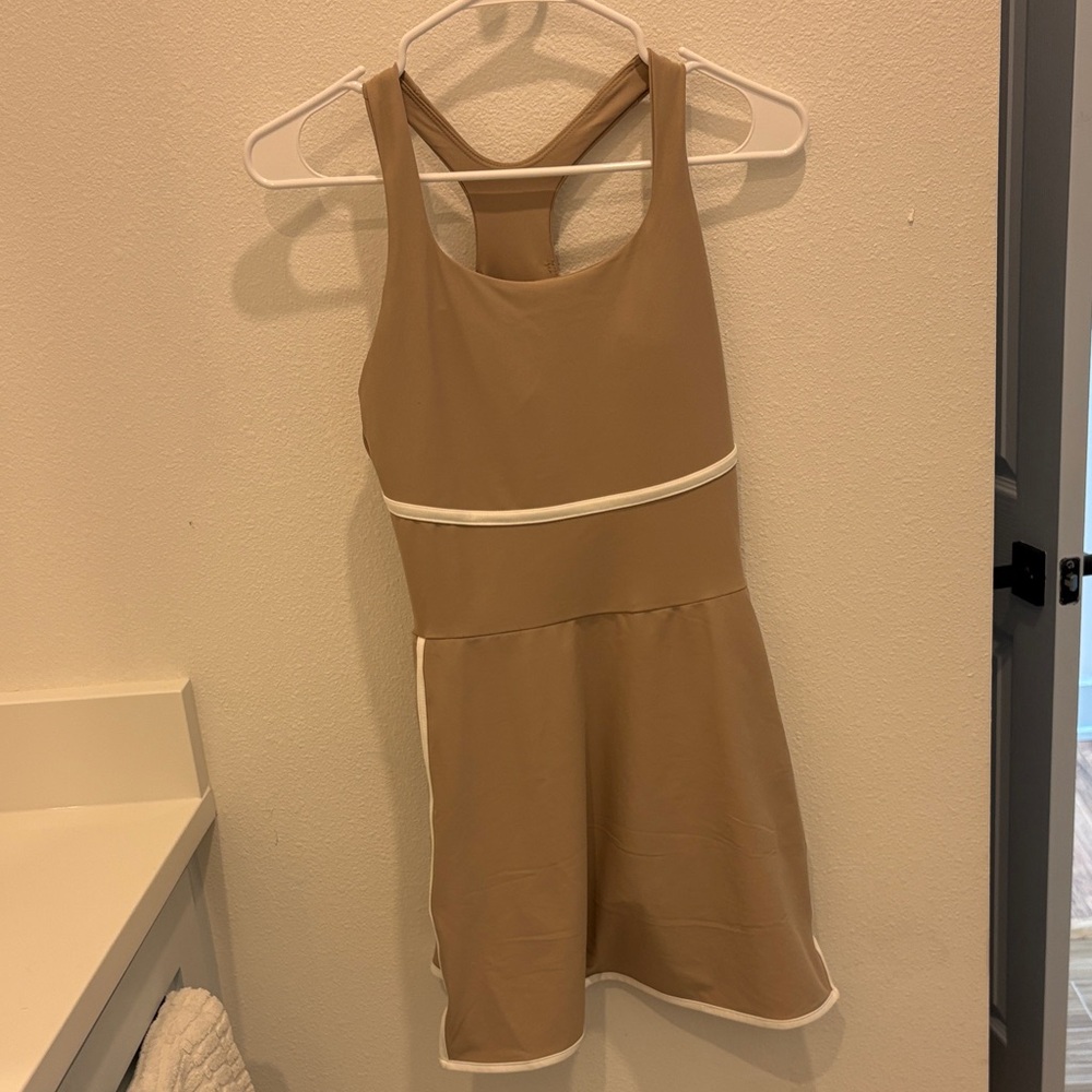 Old Navy Tan Active Dress with Shorts